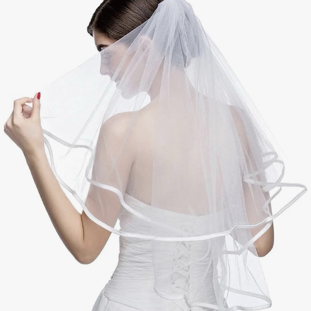 Bride Squad Veils For Womens Wedding Bridal White